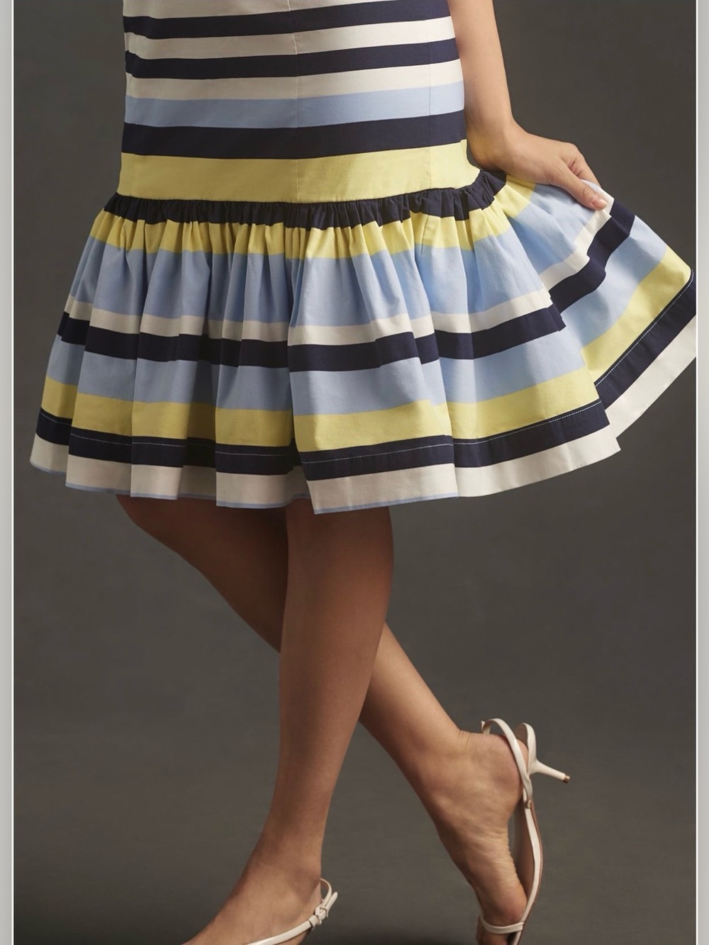 Anthropologie Maeve NWT Sleeveless Square Neck Midi Dress - Picture 3 of 8